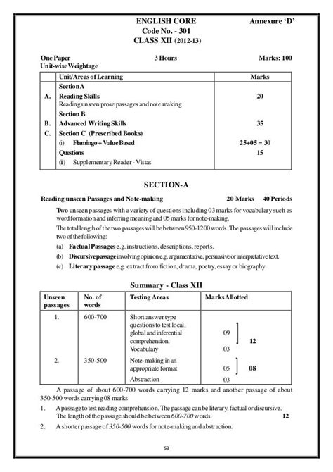 English 2013 cbse board sample papers and marking scheme