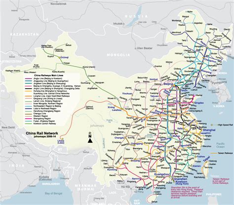 The Expanding Network: Understanding China’s Railway System - Maps ...