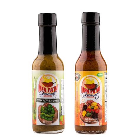 Green Sauce & Red Sauce - Hot Sauces - Pack of 2