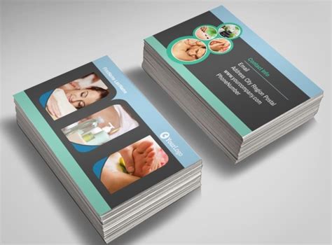 Massage Therapy Spa Business Card Template