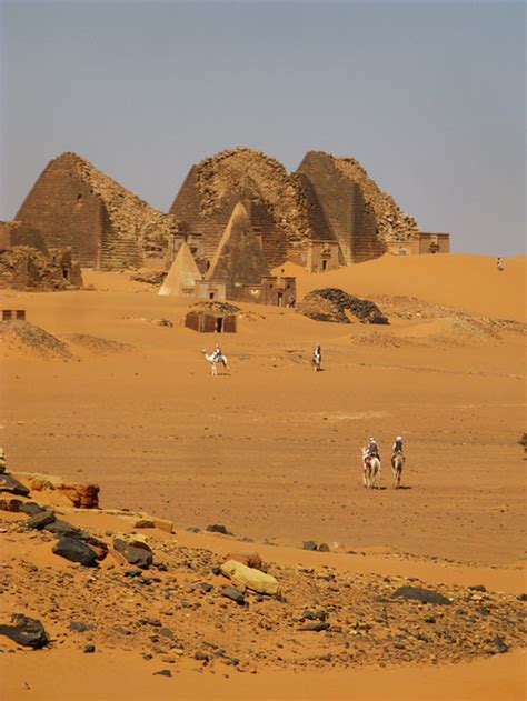 Kushite pyramids of ancient Nubia - Meroe, Sudan | Flickr - Photo Sharing!