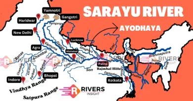 Satluj River: Map & Origin with Tributaries - Rivers Insight