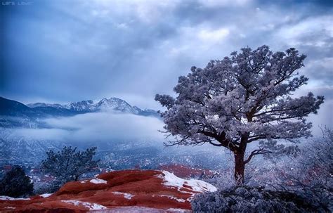 Pikes Peak Winter View. Looking towards Pikes Peak from Garden of the Gods last winter. | Pikes ...