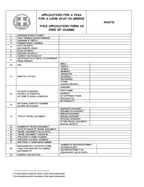 Greece Visa Application Form 2020-2024 - Fill and Sign Printable ...