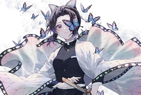 Anime, Butterfly, Demon Slayer: Kimetsu No Yaiba, Shinobu Kochou, HD wallpaper | Peakpx