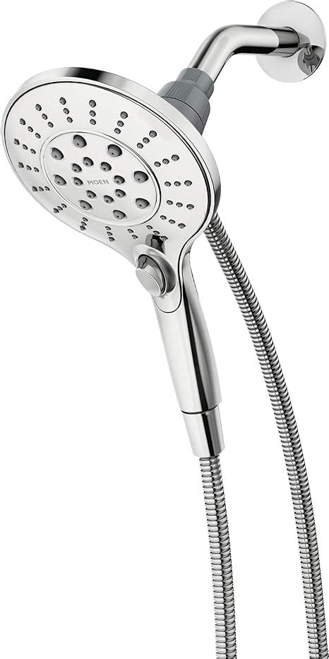 Moen 26112 Engage Magnetix Six-Function 5.5-Inch Handheld Showerhead with Magnetic Docking ...