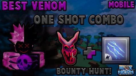 『Best Venom + Electric Claw One shot combo』Bounty Hunt l Roblox | Blox ...