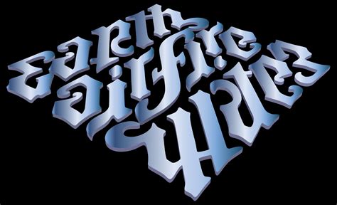 Clipart - Earth Air Fire Water Ambigram