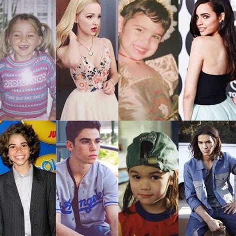 Descendants Cast - the Core Four then and now - | Disney's Descendants ...