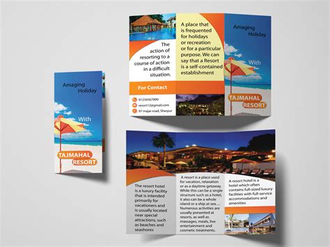 Resort Brochure Design by Arutars IT Farm on Dribbble