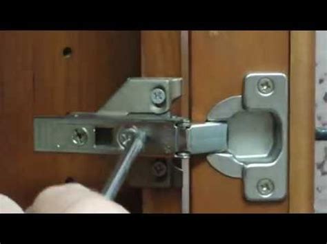 Blum hinge adjustment - YouTube