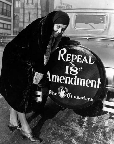 Repeal of the 18th Amendment - PROHIBITION in the 1920's