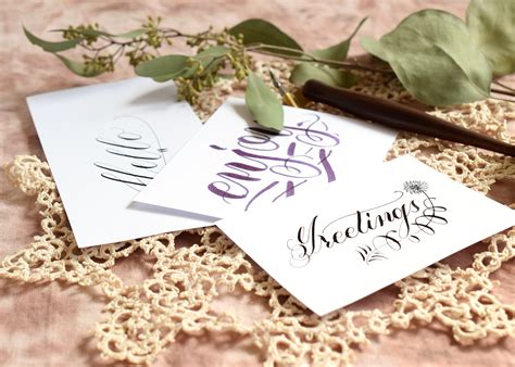 Three Simple Calligraphy Flourishes (Includes Videos) | The Postman's Knock