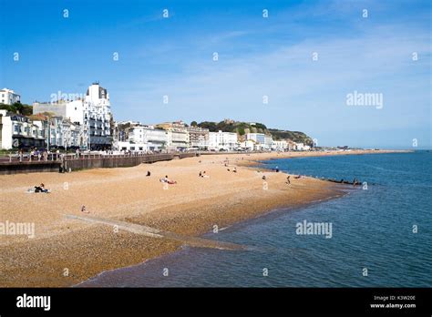 Hastings beach and seafront, UK Stock Photo - Alamy