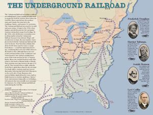 THE UNDERGROUND RAILROAD MAP - Social Studies