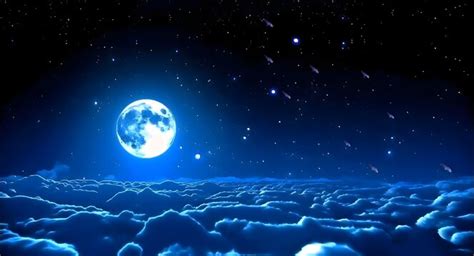 Moon In The Clouds Wallpaper