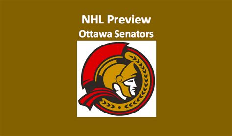 Ottawa Senators Preview 2019 - NHL Odds and Betting Analysis