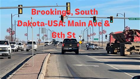 Brookings, South Dakota, USA: Main Ave. S and 6th St - YouTube