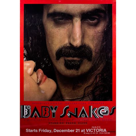 Frank Zappa Original One-sheet Poster for Baby Snakes