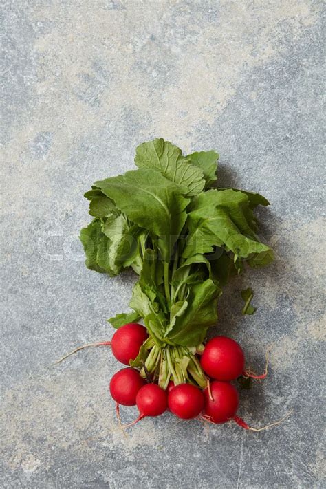 Radish with green leaves | Stock image | Colourbox