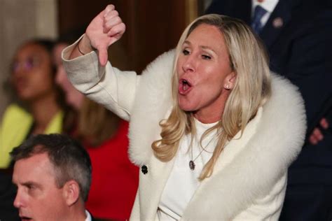 Marjorie Taylor Greene shouts ‘liar’ at Biden during State of the Union ...