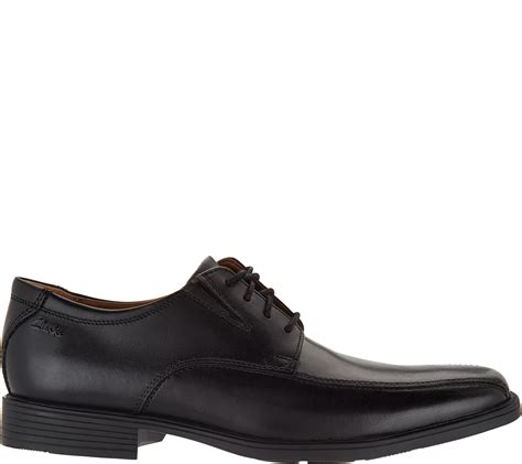 Clarks Men's Leather Lace-up Dress Shoes - Tilden Walk - QVC.com