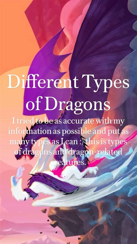 Different Types of Dragons in 2023 | Types of dragons, Eastern dragon ...