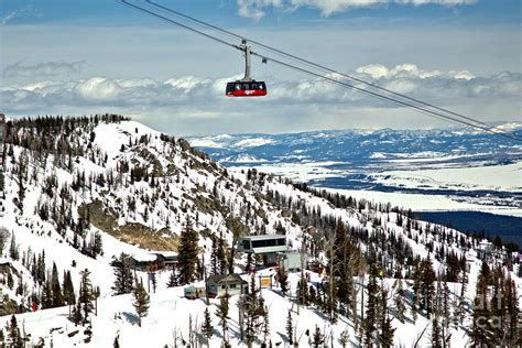 Jackson Hole Aerial Tram Landscape Photograph by Adam Jewell - Fine Art ...