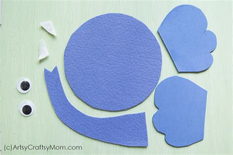 E for Elephant Craft with Printable Template - Artsy Craftsy Mom