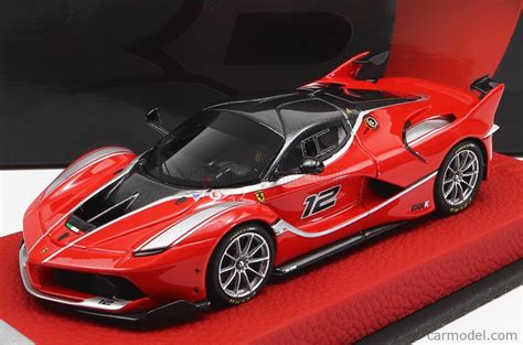 BBR-MODELS BBRC175BPRE Scale 1/43 | FERRARI FXX-K N 12 2015 - RED LEATHER BASE - BASE IN PELLE ...