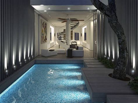 10 Minimalist Swimming Pool Designs for Small Terraced Houses