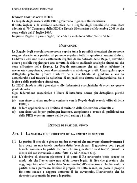 Scacchi Regole | PDF
