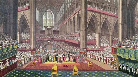 The Coronation Of King William Iv And Queen Adelaide, 1831 Colour Litho Photograph by English School