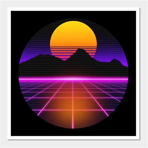 80s Outrun Vaporwave Synthwave Retro Style by atacama-design in 2024 ...