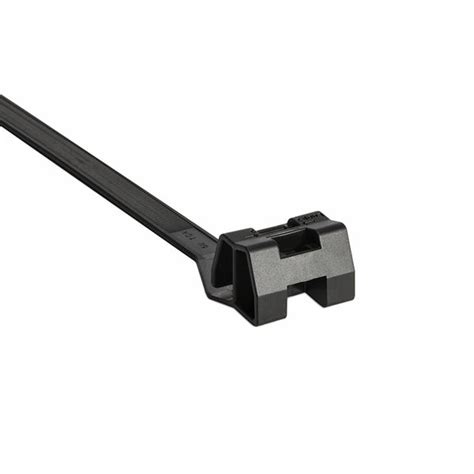 111-01672 | HellermannTyton Black Nylon Releasable Cable Tie, 420mm x 12.7 mm | RS