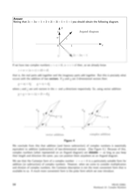 SOLUTION: Argand diagram and the polar form - Studypool