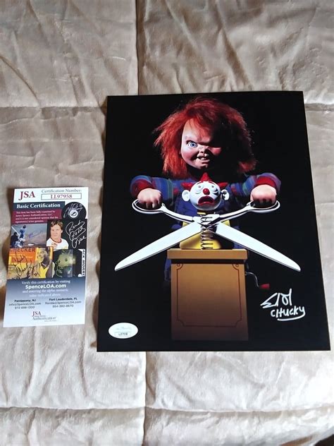 BRAD DOURIF Signed 8x10 CHUCKY PHOTO w/COA JSA Authentic! Horror ...