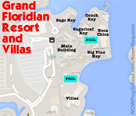 Grand Floridian Villas Map