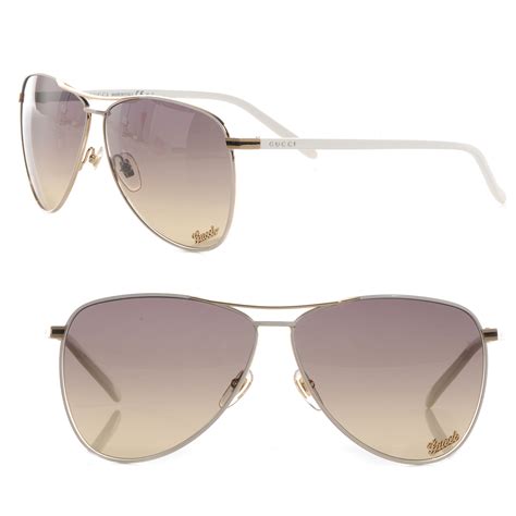 GUCCI Aviator Sunglasses 4209/S White 66864