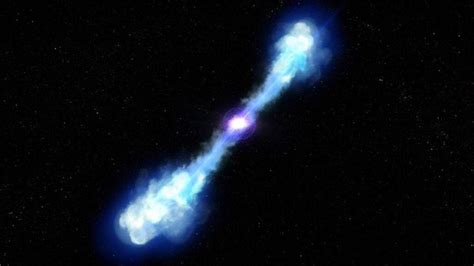 an artist's rendering of a blue object in the sky with stars around it