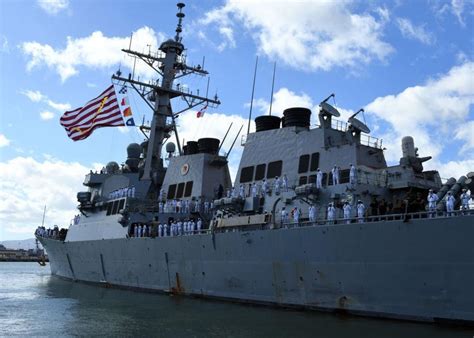 USS Hopper departs for Western Pacific and Middle Eastern deployment ...