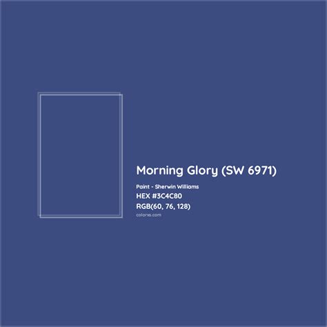 Sherwin Williams Morning Glory (SW 6971) Paint color codes, similar ...