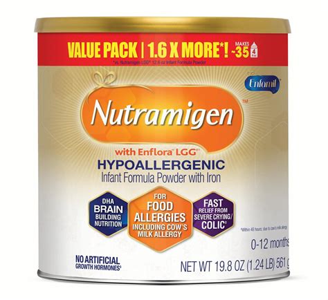 Nutramigen Hypoallergenic Infant Formula with Enflora LGG - Powder, 19.8 oz Can - Walmart.com ...