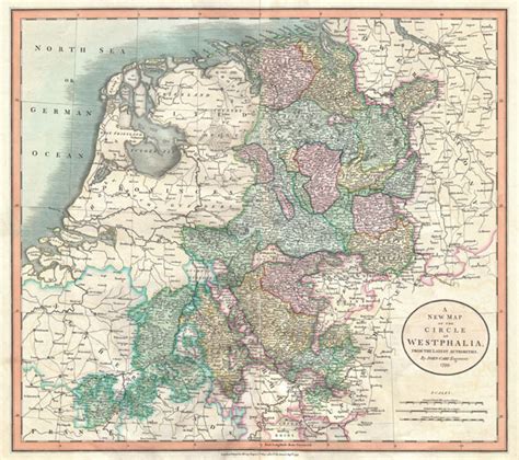 A New Map of the Circle of Westphalia, from the Latest Authorities ...