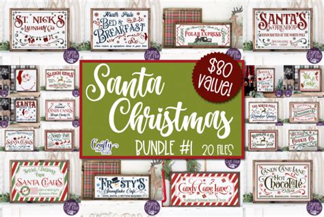 Santa Sign Svg - TheHungryJPEG Blog