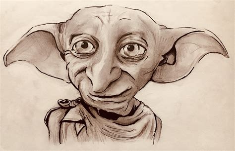 Dobby Portrait Sketch PRINT | Etsy