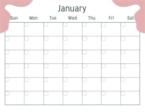 Pink Planner Template - Etsy