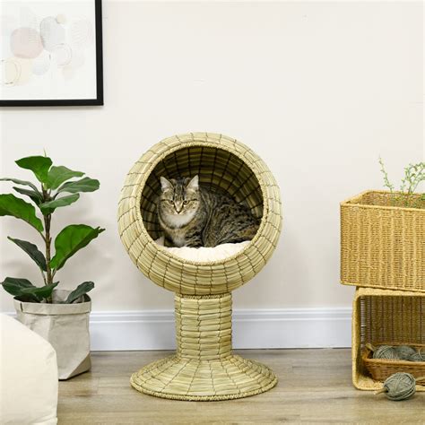 Pawhut Round Cat Bed | Wayfair.co.uk