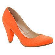 orange shoes | Vegan shoes, Heels, Shoes