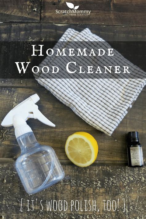 Homemade Wood Cleaner (it's wood polish, too!) | Scratch Mommy